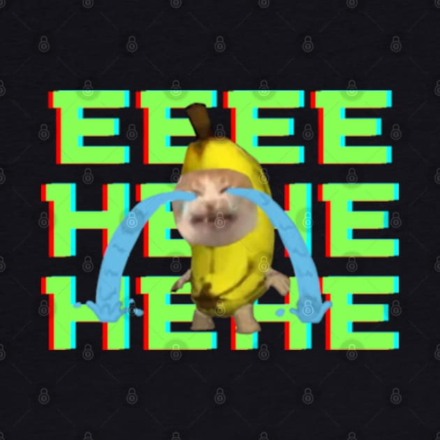 Crying Banana Cat Meme by HoldenFamilyDesigns